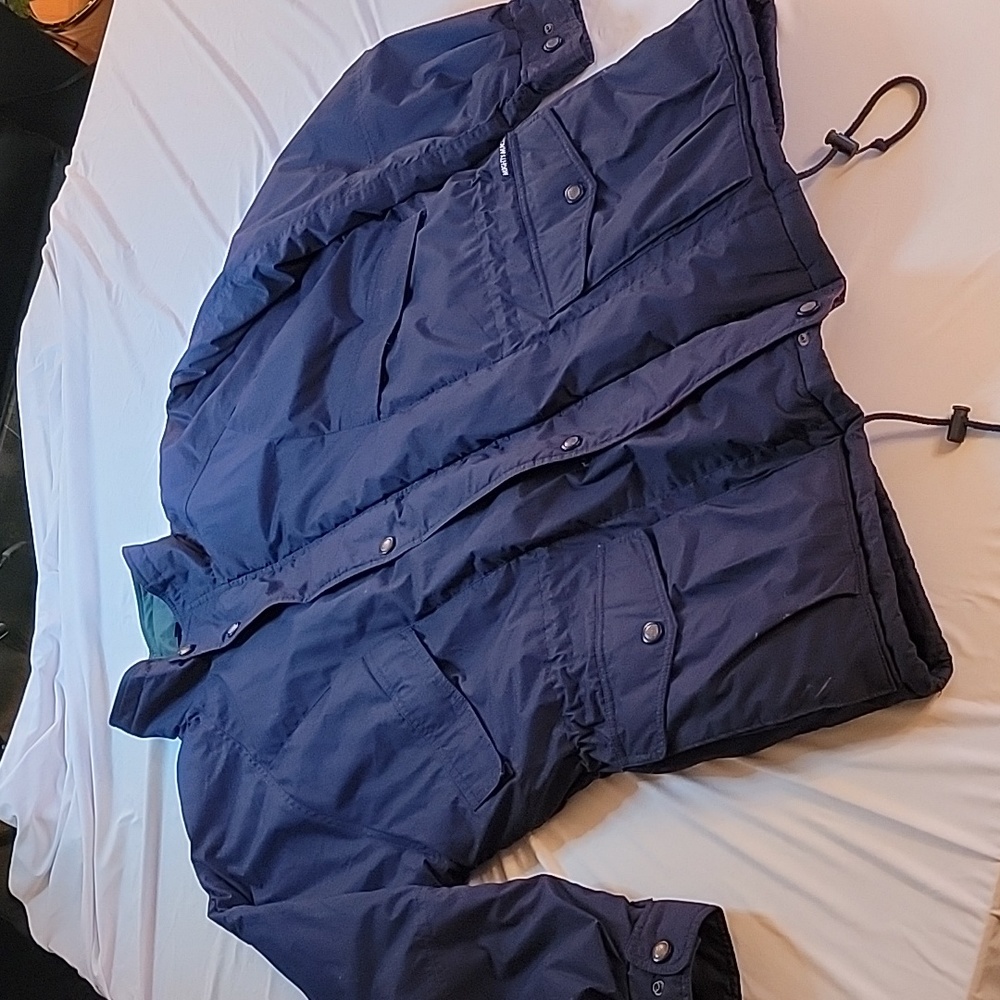 Might Mac. Heavyweight winter coat. Blue 1xt.